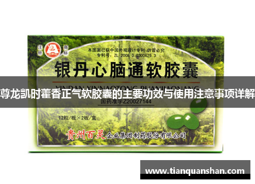 尊龙凯时藿香正气软胶囊的主要功效与使用注意事项详解